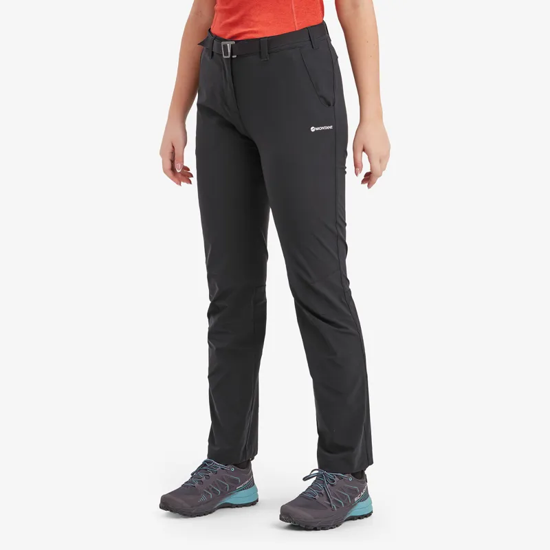 Montane Womens Terra Stretch Lite Trousers - Short Leg - Black-2